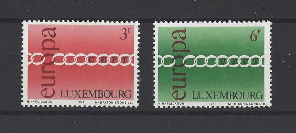 LUXEMBOURG  Y/T  n° 774/775    neuf **   1971