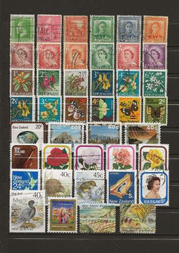 NOUVELLE ZELANDE - LOT DE TIMBRES