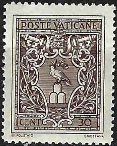 Vatican - 1945 - Y & T n° 113 - MH