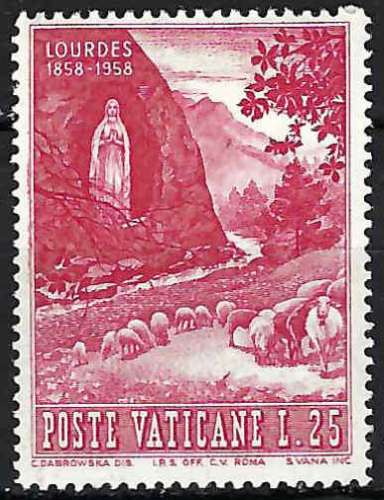 Vatican - 1958 - Y & T n° 254 - MH