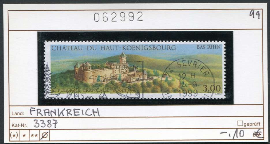 France 1999 - Michel 3387  - Yvert 3245   - oo oblit. - 