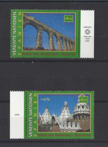 NATIONS UNIES  Y/T VIENNE  n° 333/334    neuf **   2000