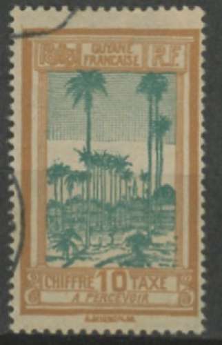 GUYANE TAXE oblitéré N° 14