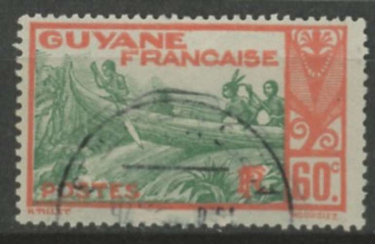 GUYANE oblitéré N° 160