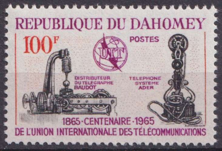 Dahomey 1965 Y&T 222 neuf ** - UIT 