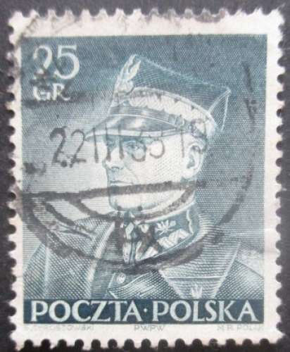 POLOGNE N°395 Maréchal E. Smigly-Rydz oblitéré