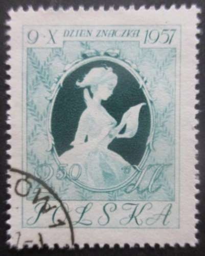 POLOGNE N°913 Journée du timbre oblitéré