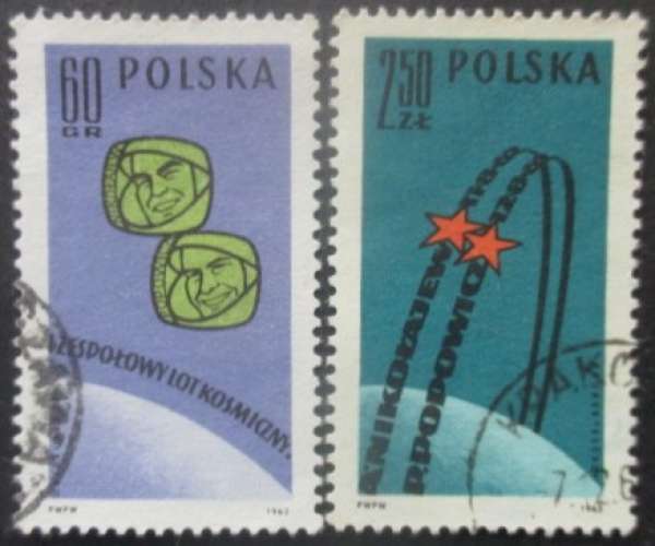 POLOGNE N°1209 et 1210 oblitérés 