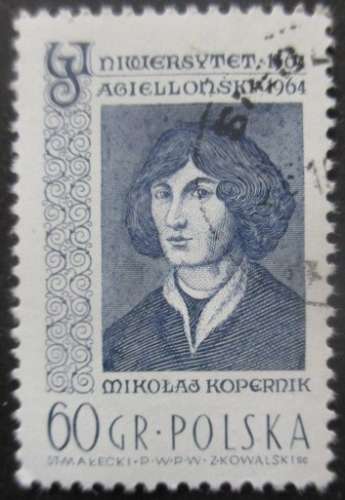 POLOGNE N°1344 Nicolas Copernic oblitéré