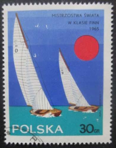 POLOGNE N°1440 Voile oblitéré