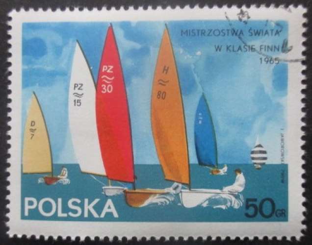 POLOGNE N°1442 Voile oblitéré