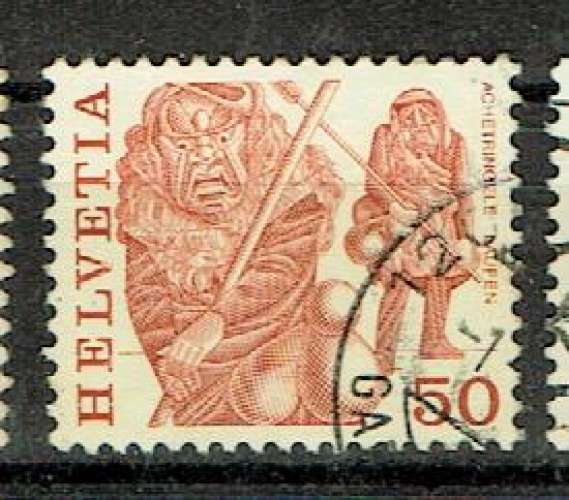 SUISSE 1977 - YT 1038 OBLITÉRÉ.