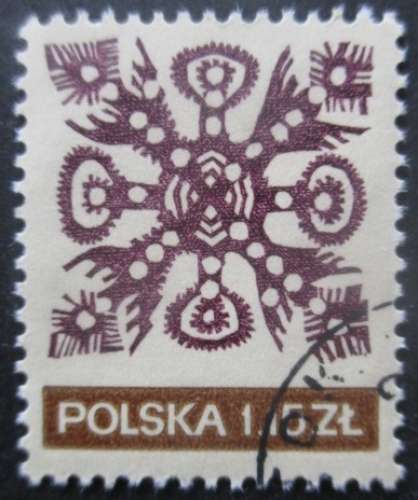 POLOGNE N°1942 Dentelles oblitéré