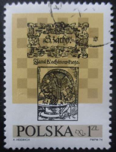 POLOGNE N°2162 Echecs oblitéré