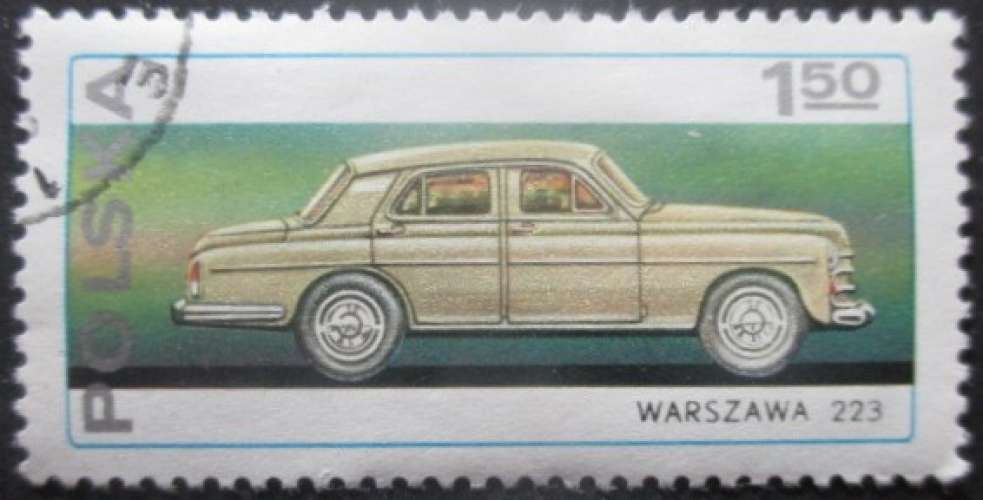 POLOGNE N°2300 Voiture oblitéré