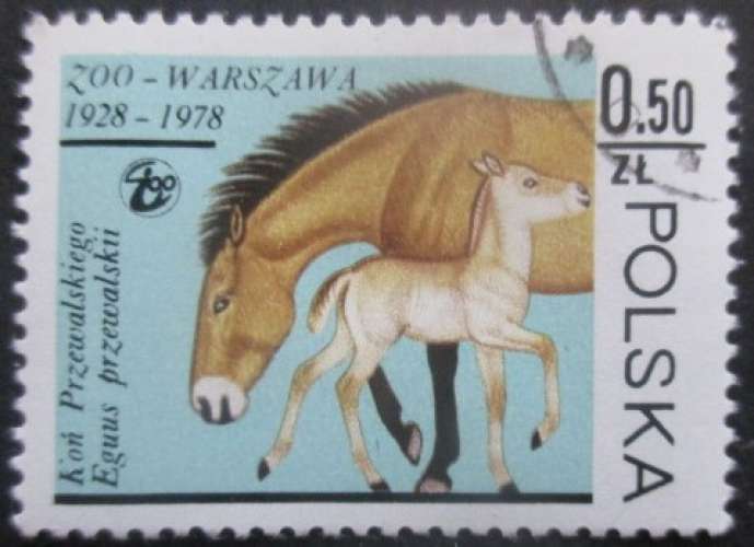 POLOGNE N°2414 Cheval oblitéré