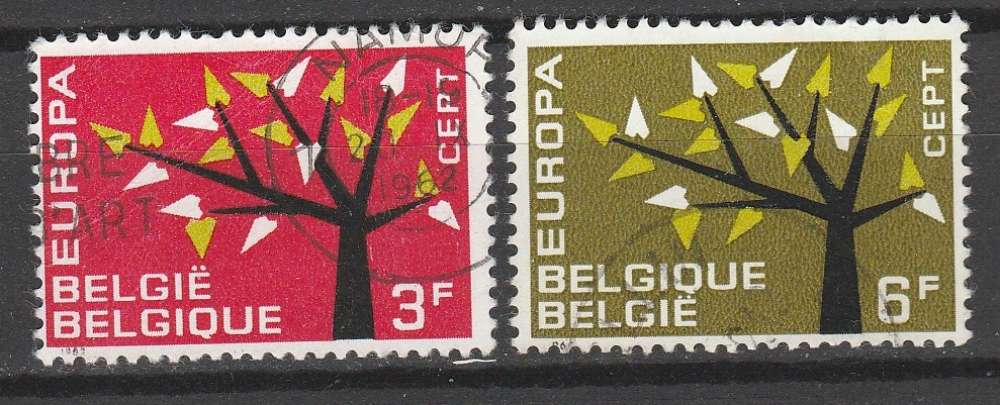 Belgique 1962 Europa CEPT YT 1222 et 1223