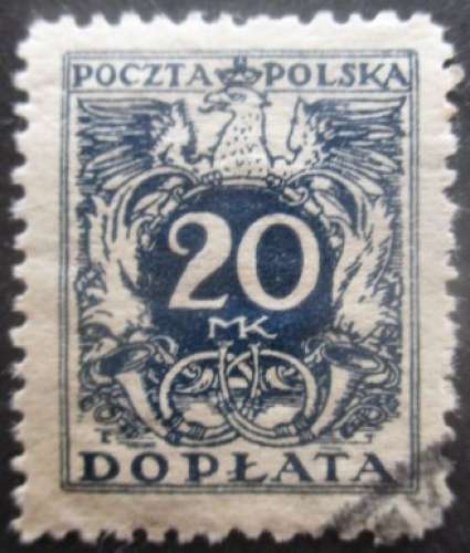 POLOGNE taxe N°42 oblitéré 