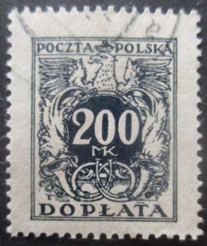 POLOGNE taxe N°47 oblitéré 