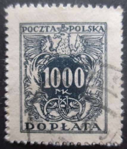 POLOGNE taxe N°49 oblitéré 