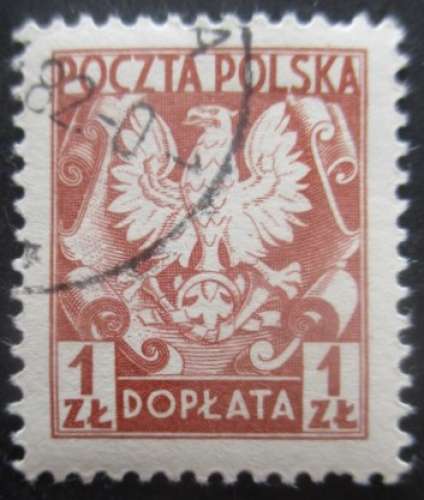 POLOGNE taxe N°144 oblitéré 