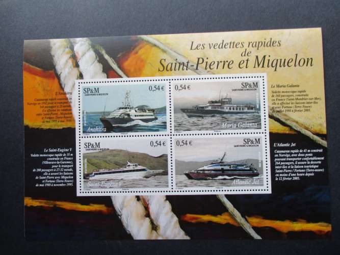 Saint Pierre & Miquelon y & t bloc  n° 11 ** 2006