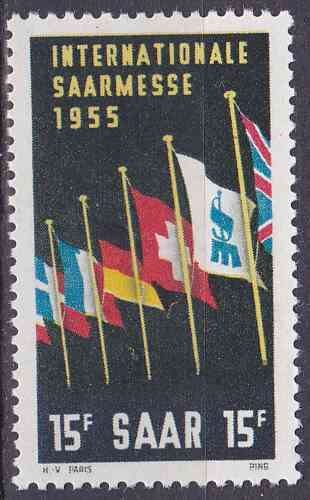 SARRE 1955 NEUF** MNH N° 341