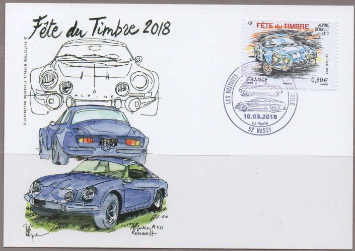 Fête du timbre - Alpine Renault A110