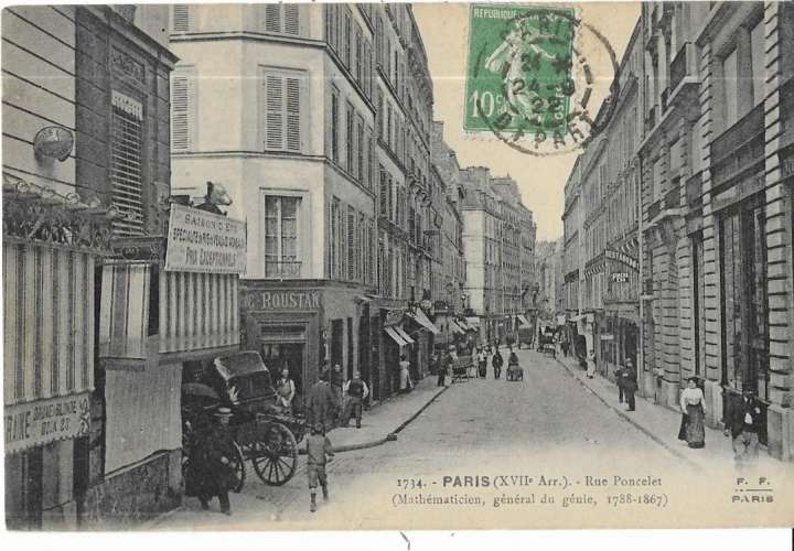 PARIS: rue Poncelet - 1734 FF