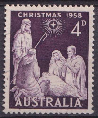 Australie 1958 Y&T 248 oblitéré - Noël