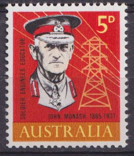 Australie 1965 Y&T 313 neuf ** - John Monash 