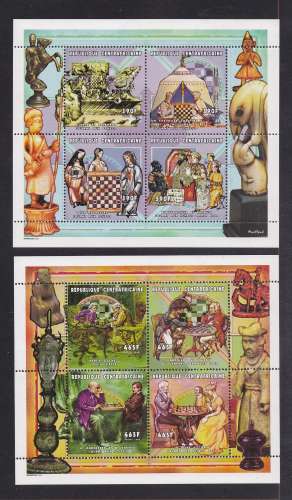 CENTRAFRIQUE   Y/T  ECHECS    n° 1577/1600    neuf **    1999