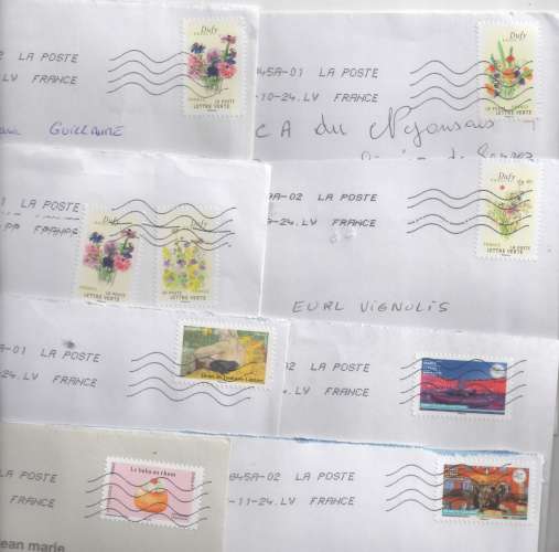 FRANCE  LETTRE 2023/24 VOIR 3 SCANS