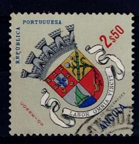 PORTUGAL ANGOLA 1963 - YT 454 OBLITÉRÉ.