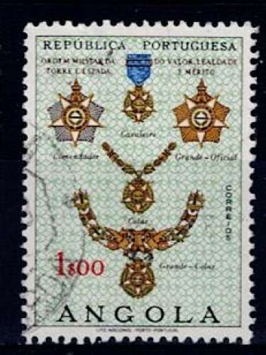 PORTUGAL ANGOLA 1967 - YT 542 OBLITÉRÉ.