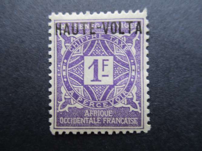 Haute volta y & t taxe 8  * 1920