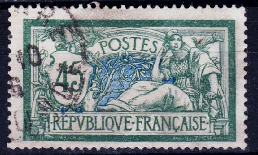 France - Année 1907 - Y& T N° 143 - papier GC