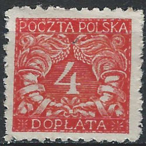 Pologne - 1919 - Y & T n° 14 Timbre-taxe - MH