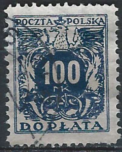 Pologne - 1921 - Y & T n° 44 Timbre-taxe - O. (2