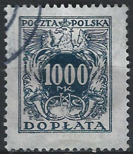 Pologne - 1923-24 - Y & T n° 49 Timbre-taxe - O.