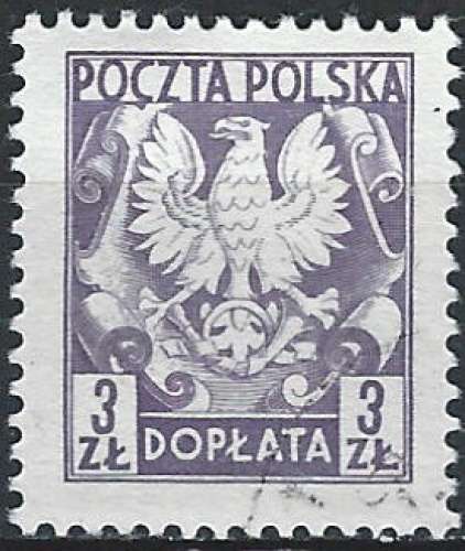 Pologne - 1980 - Y & T n° 148 Timbre-taxe - O.