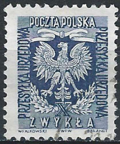 Pologne - 1954 - Y & T n° 28 Timbre de service - O.