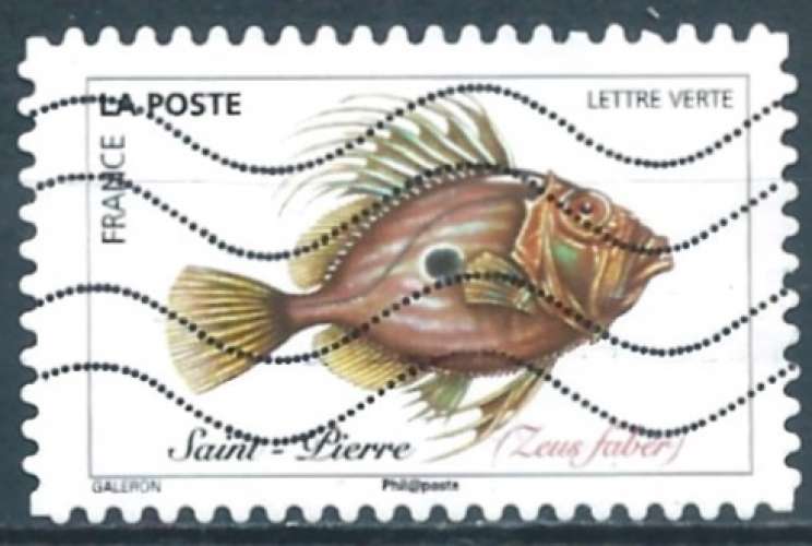 France - Auto-adhésifs - Y&T 1686 (o) - Poissons - 