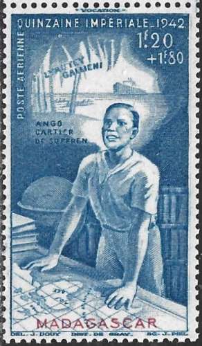 Madagascar - 1942 - Y&T pa 44 ** - MNH