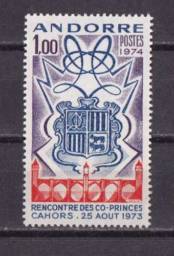 ANDORRE   YT   n° 239    neuf **   1974