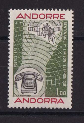 ANDORRE   YT   n° 252    neuf **   1976