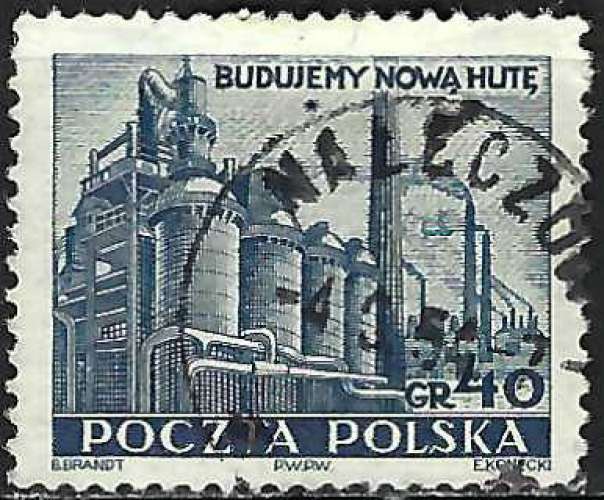 Pologne - 1951 - Y & T n° 602 - O.