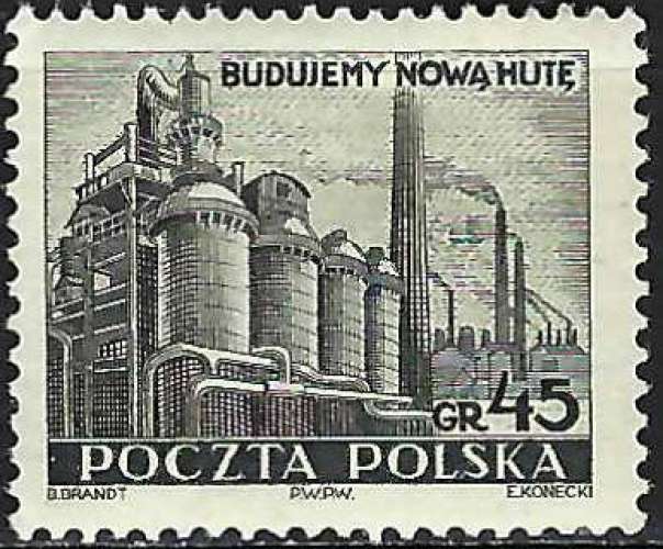 Pologne - 1951 - Y & T n° 603 - MH