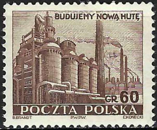 Pologne - 1951 - Y & T n° 604 - MH