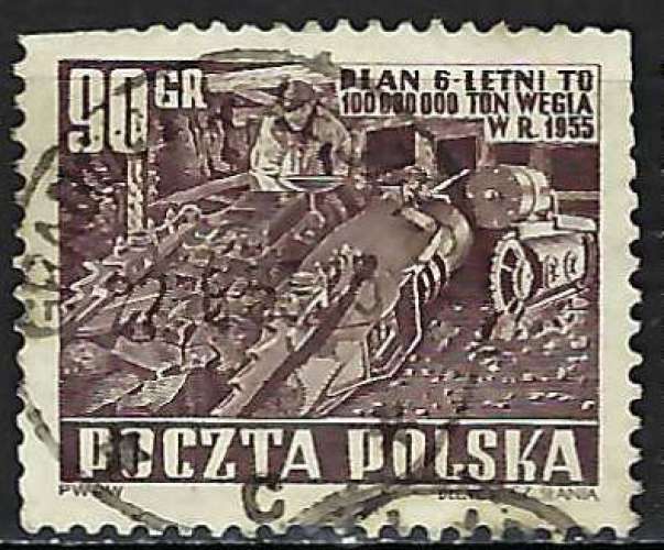 Pologne - 1951 - Y & T n° 625 - O.